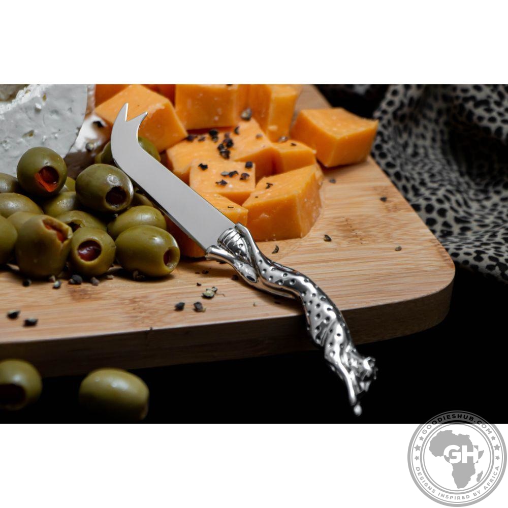 Cheese Serving Utensil Small - Cheetah Africa Collection - Diana Carmichael