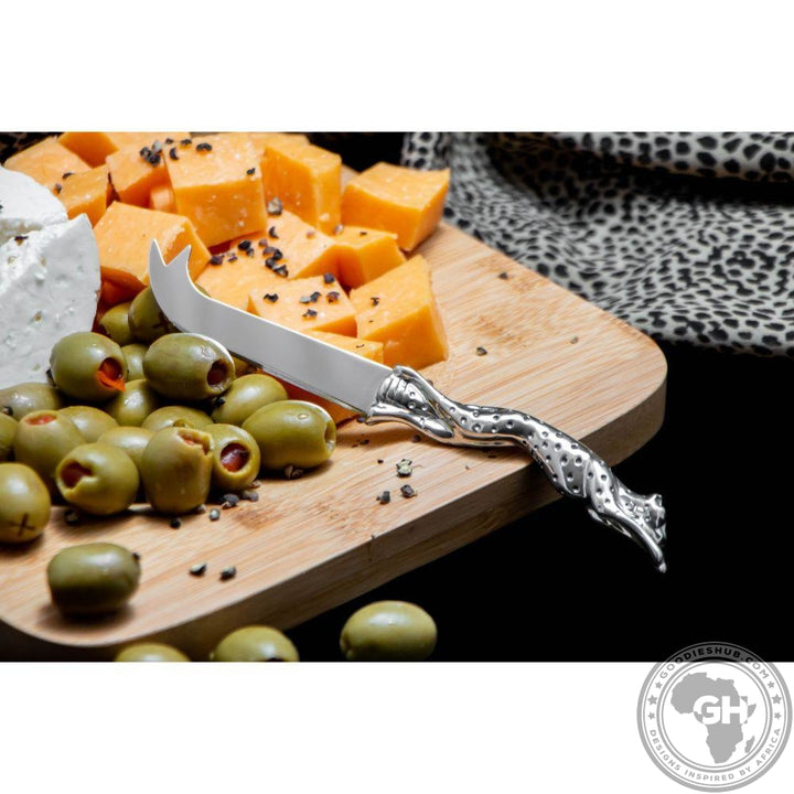 Cheese Serving Utensil Small - Cheetah Africa Collection - Diana Carmichael