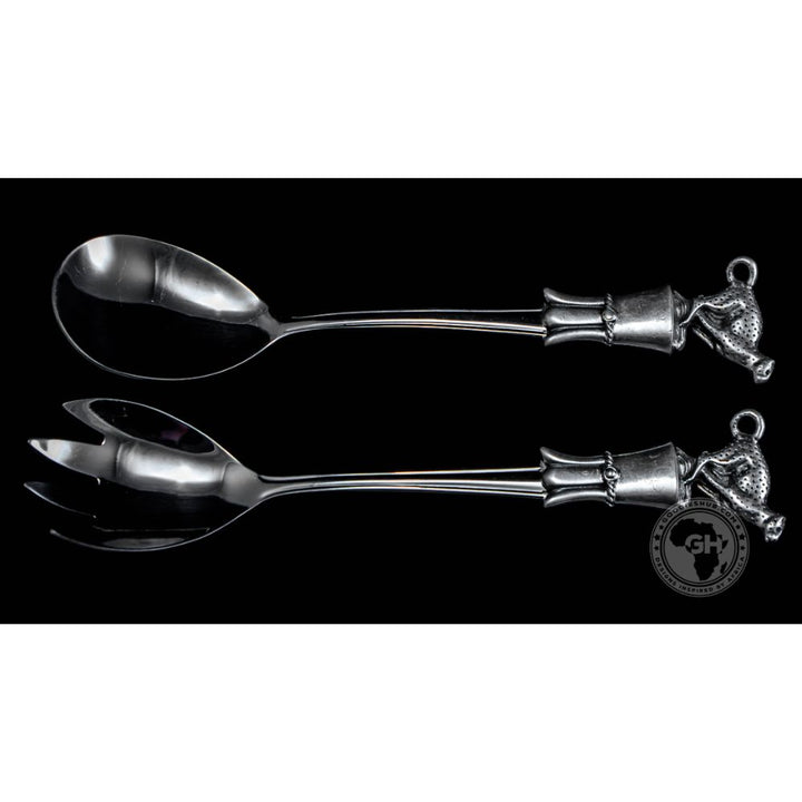 Cheetah Salad Server - Earthangel