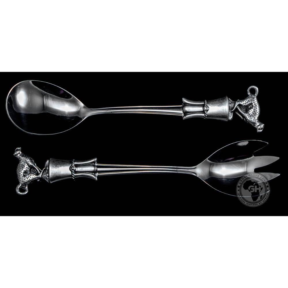 Cheetah Salad Server - Earthangel