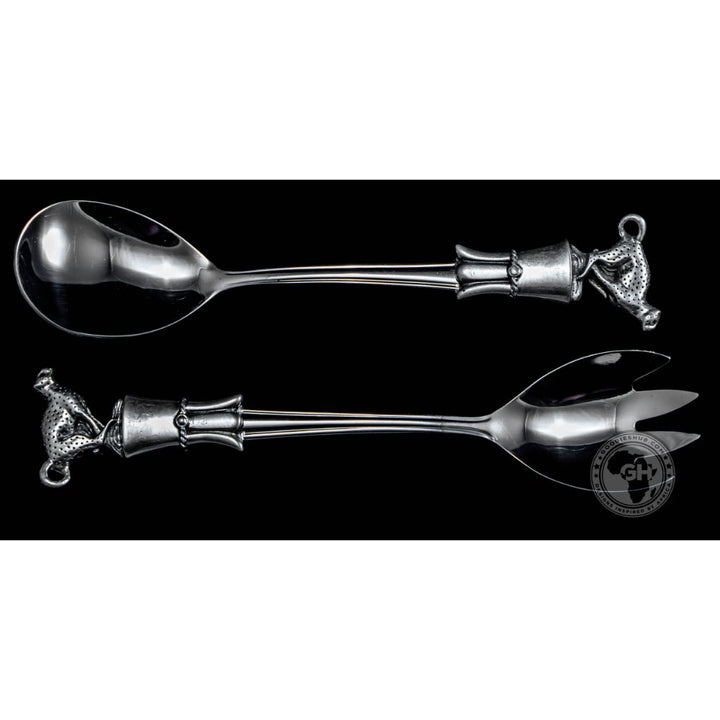 Cheetah Salad Server - Earthangel