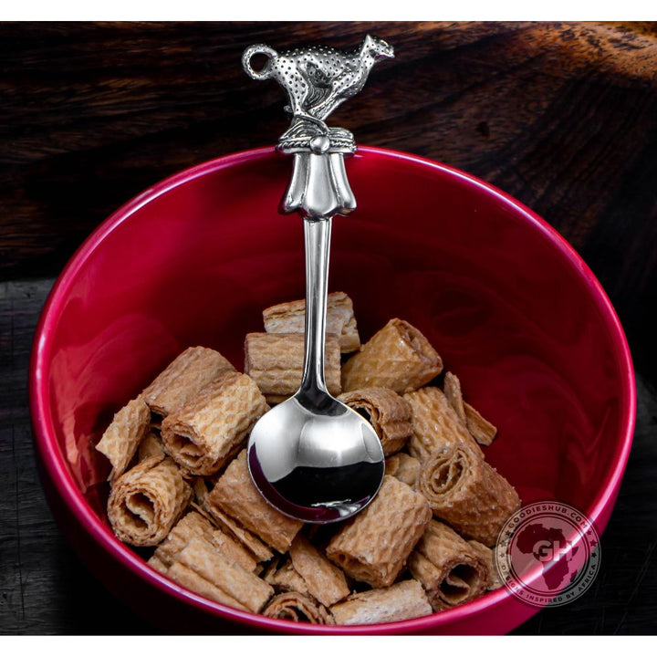 Cheetah Sugar Spoon - Earthangel