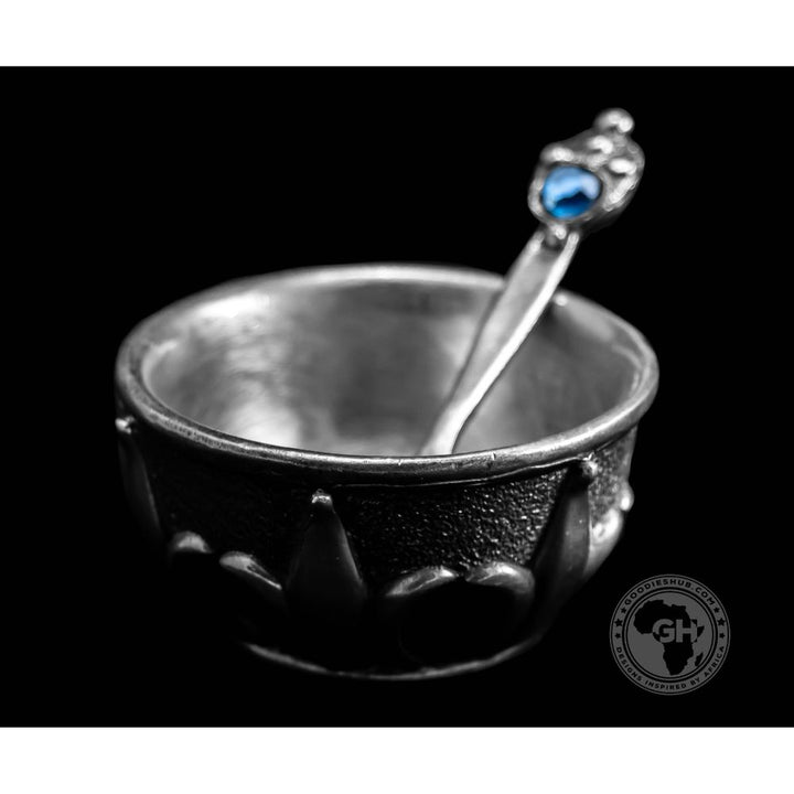 Pinch/Salt Pot &amp; Spoon - Classic - Earthangel