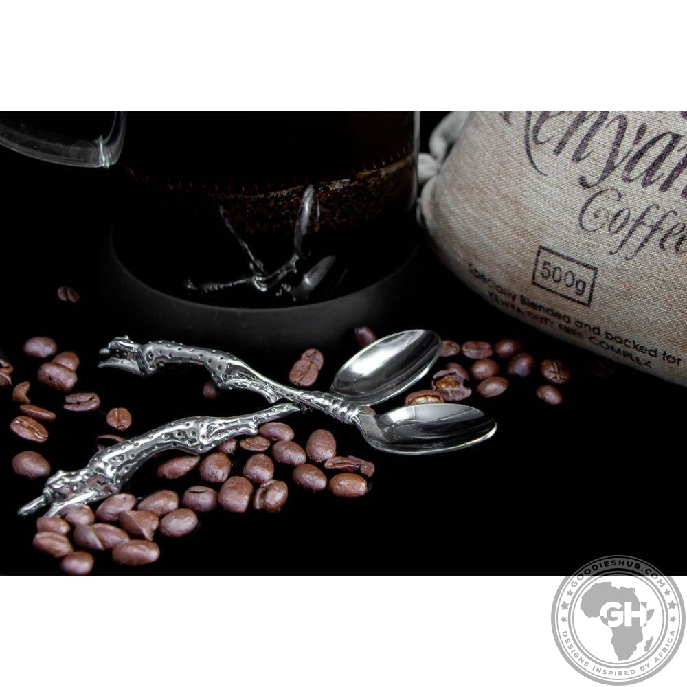 Coffee Spoon - Cheetah Africa Collection - Diana Carmichael