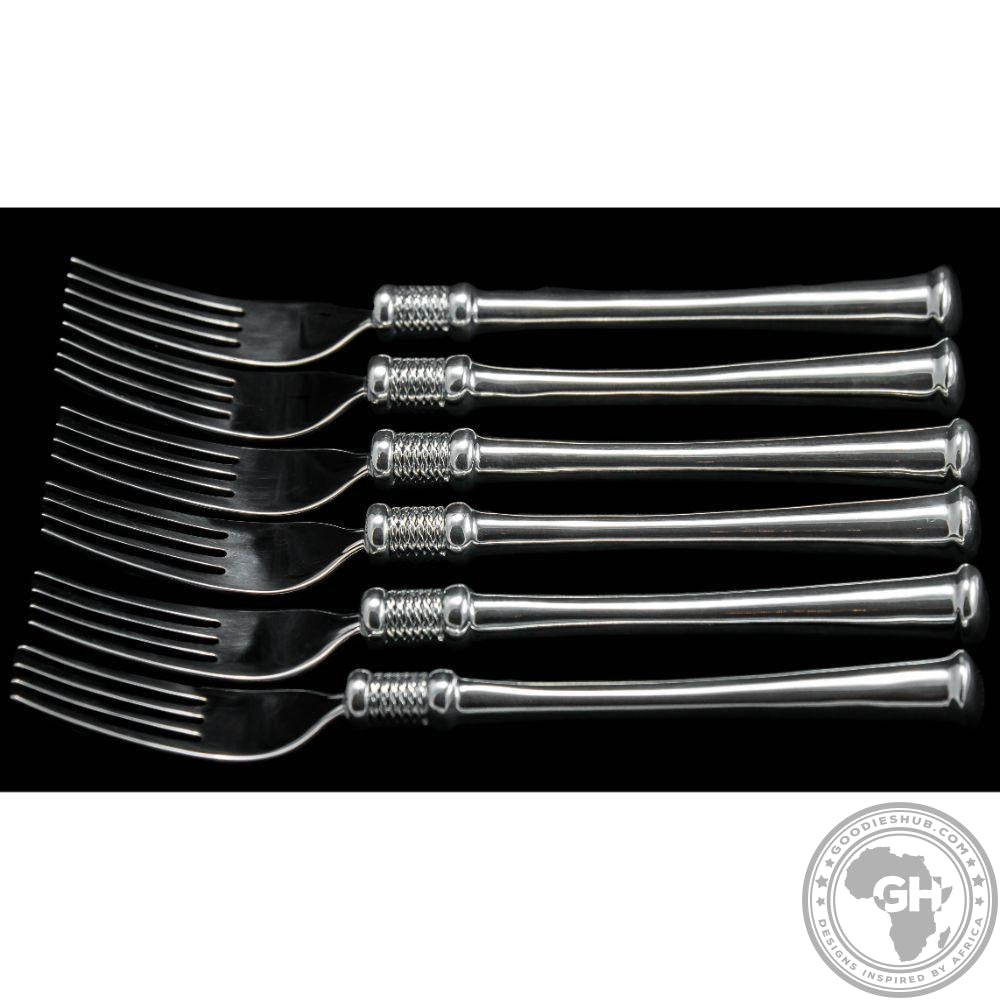 Dessert Fork Set of 6 - Noblesse Collection - Diana Carmichael