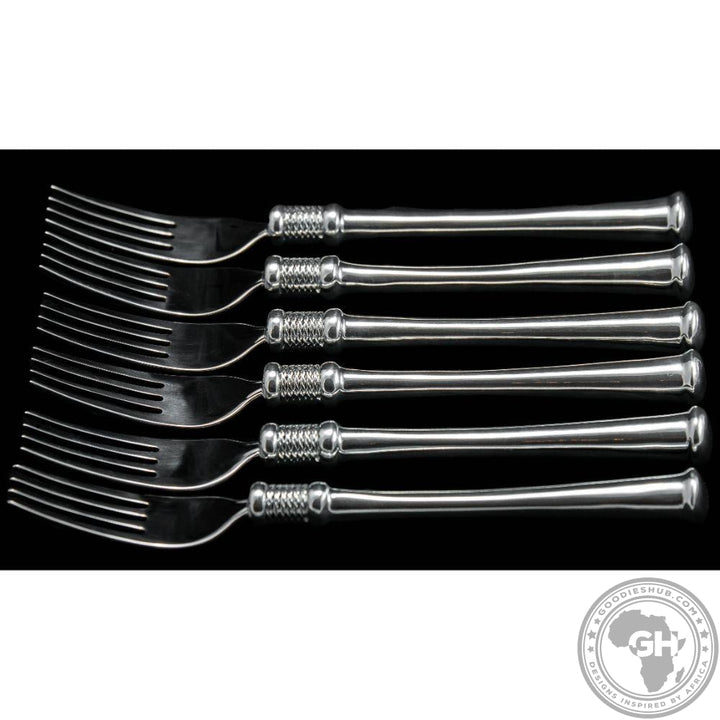 Dessert Fork Set of 6 - Noblesse Collection - Diana Carmichael