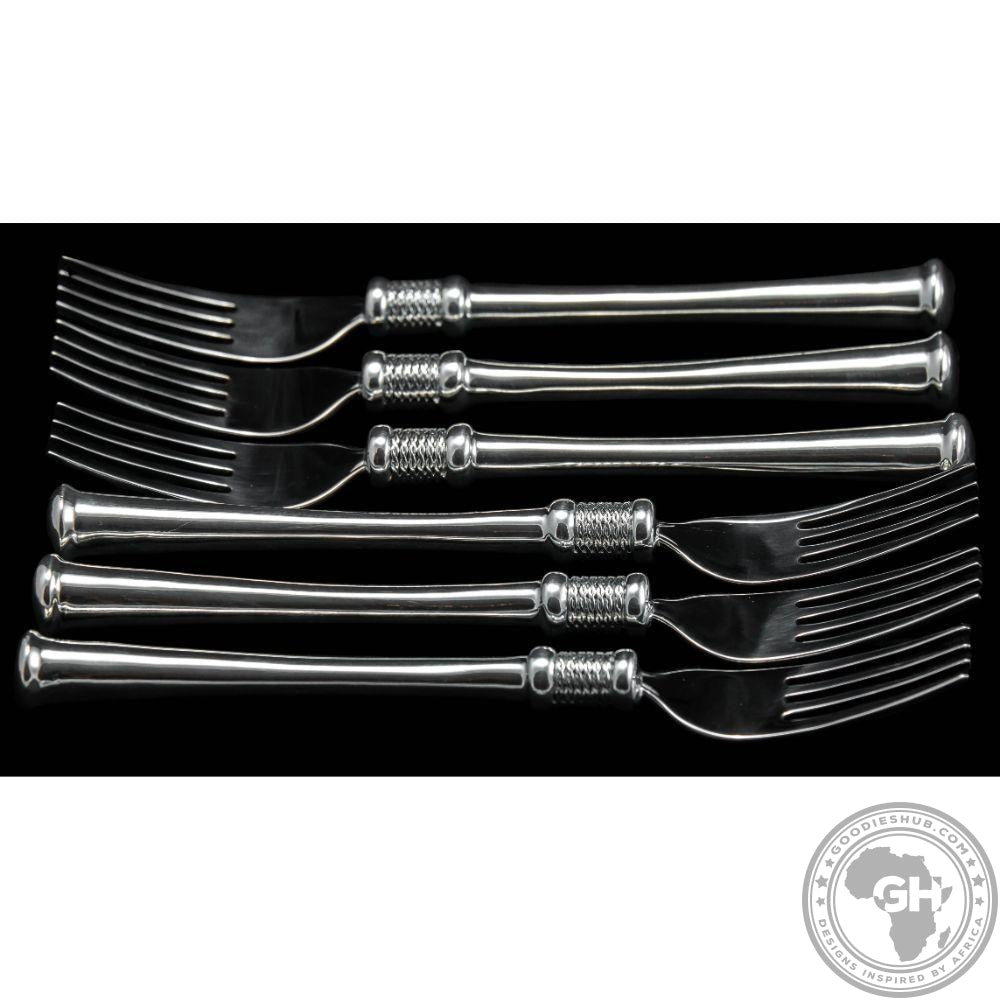Dessert Fork Set of 6 - Noblesse Collection - Diana Carmichael