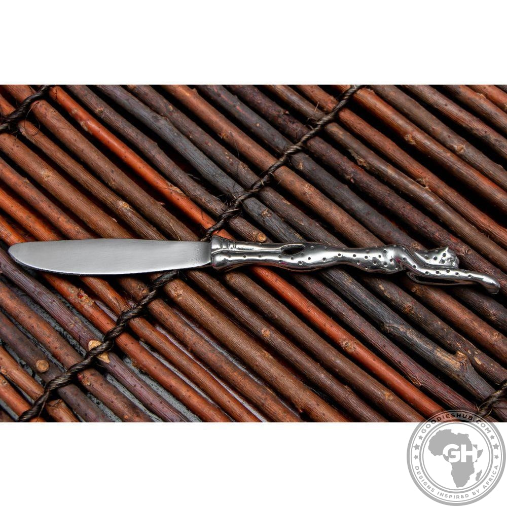 Dessert Knife - Cheetah Africa Collection - Diana Carmichael