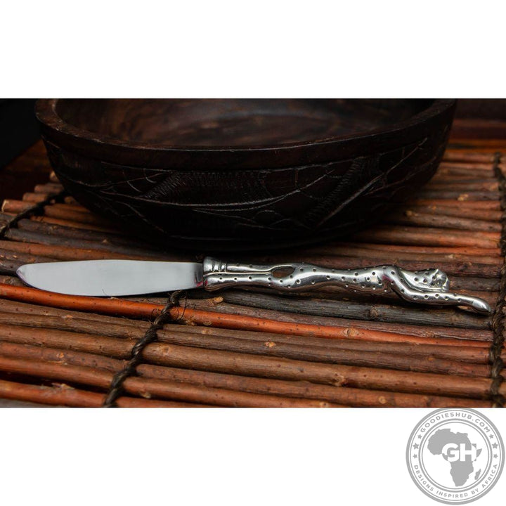 Dessert Knife - Cheetah Africa Collection - Diana Carmichael