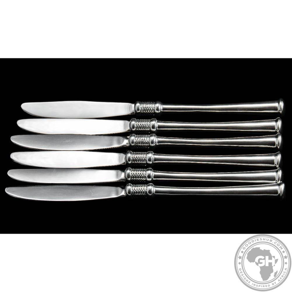 Dessert Knife Set of 6 - Noblesse Collection - Diana Carmichael