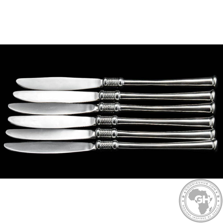 Dessert Knife Set of 6 - Noblesse Collection - Diana Carmichael