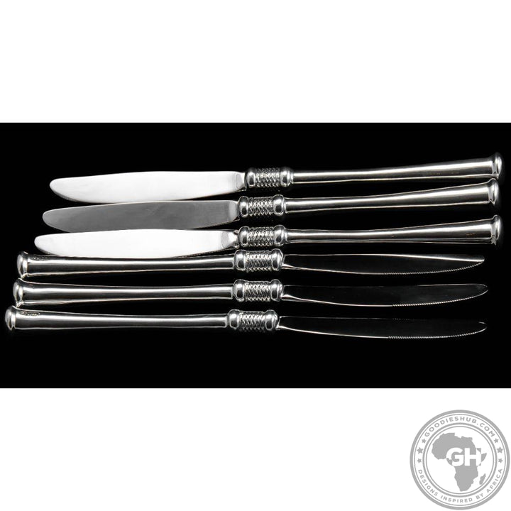Dessert Knife Set of 6 - Noblesse Collection - Diana Carmichael