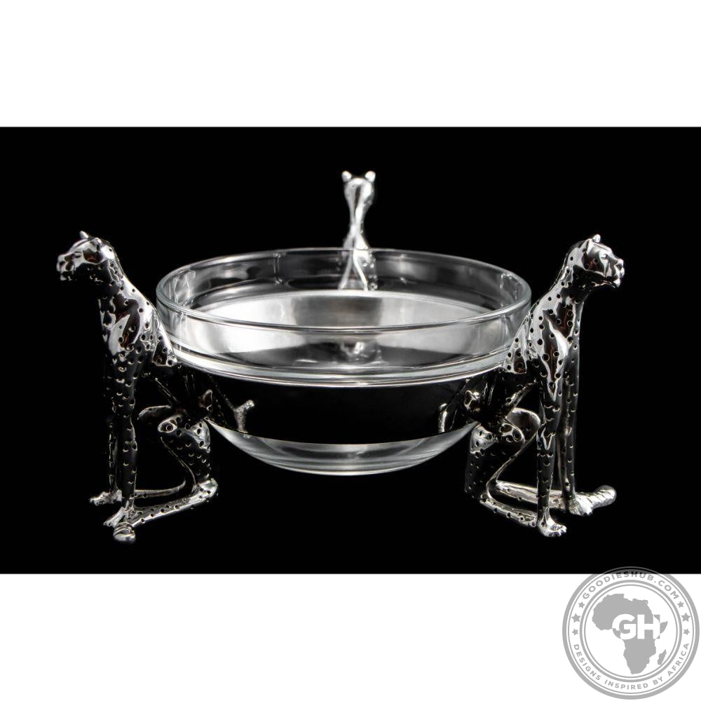 Dish 170mm Triple Sitting - Cheetah Africa Collection - Diana Carmichael