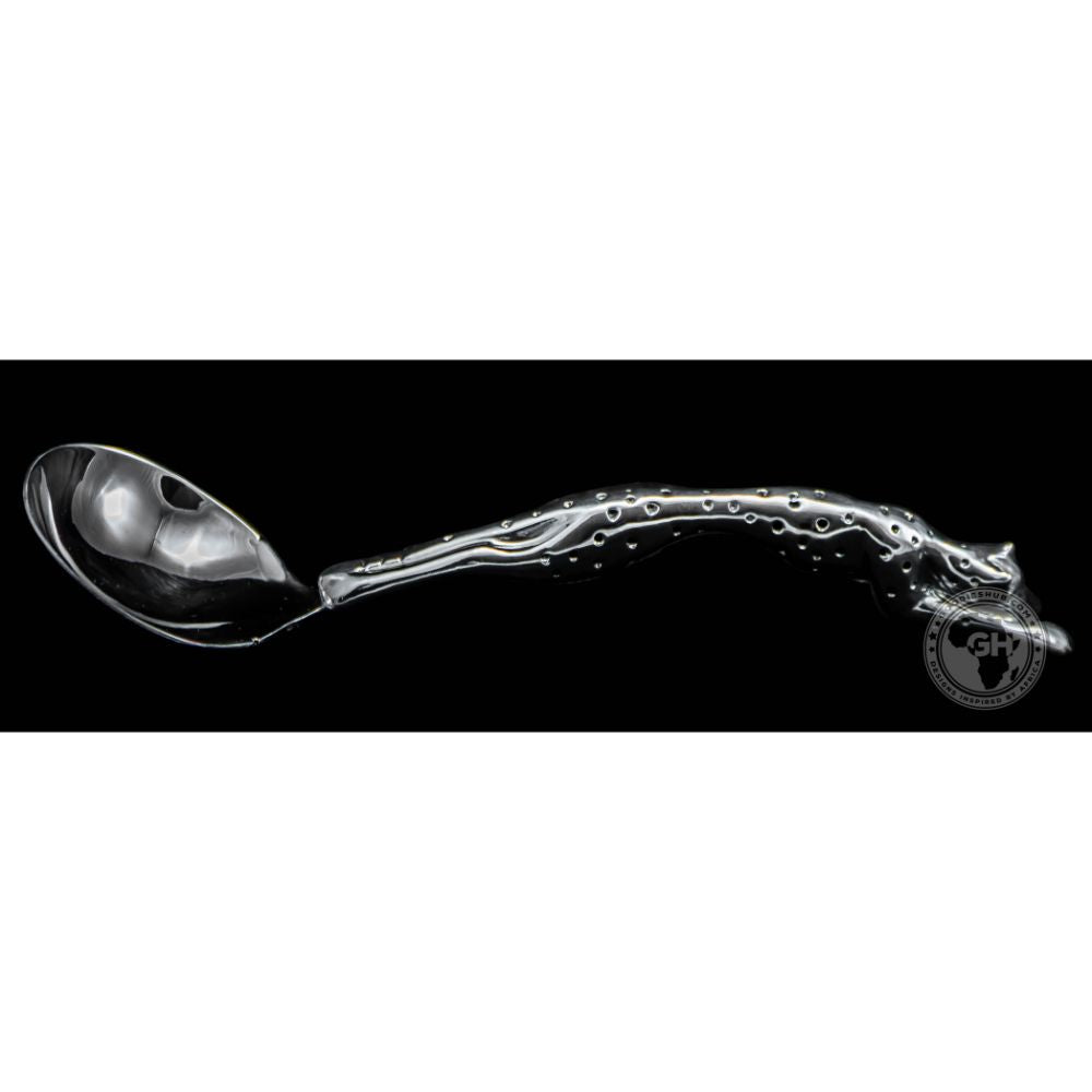Dish 200mm Lying &amp; Sauce Ladle Set - Cheetah Africa Collection - Diana Carmichael