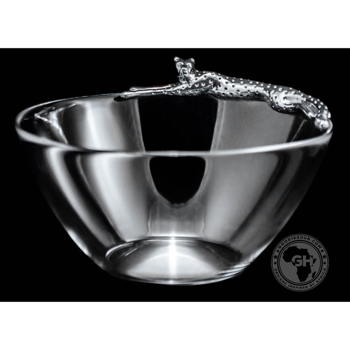 Dish 200mm Lying &amp; Sauce Ladle Set - Cheetah Africa Collection - Diana Carmichael