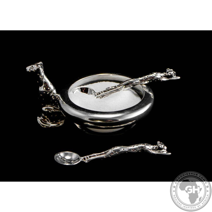 Salt Spoon - Cheetah Africa Collection - Diana Carmichael