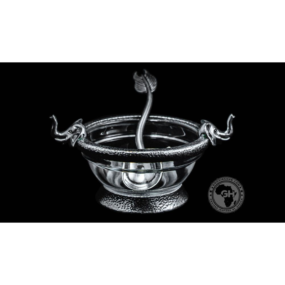 Elephant Sugar Bowl &amp; Spoon - Earthangel