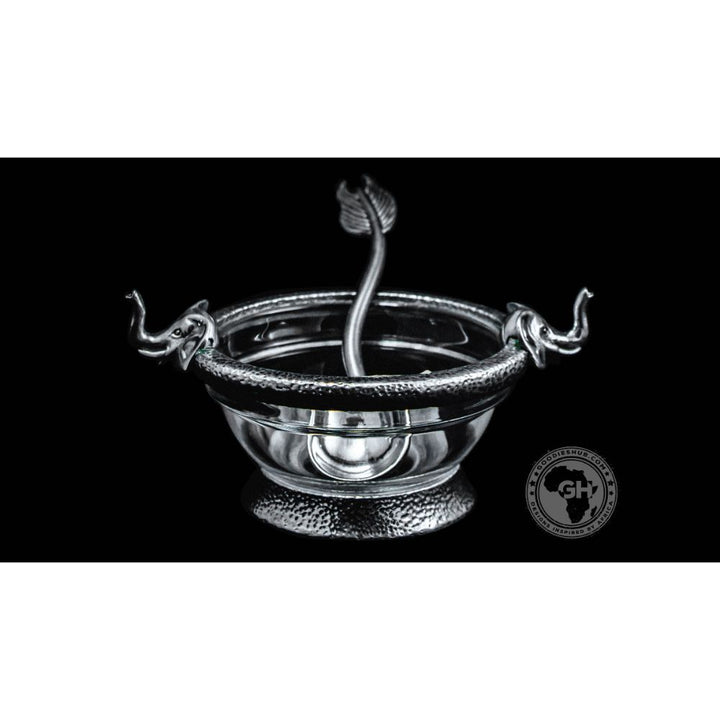 Elephant Sugar Bowl &amp; Spoon - Earthangel