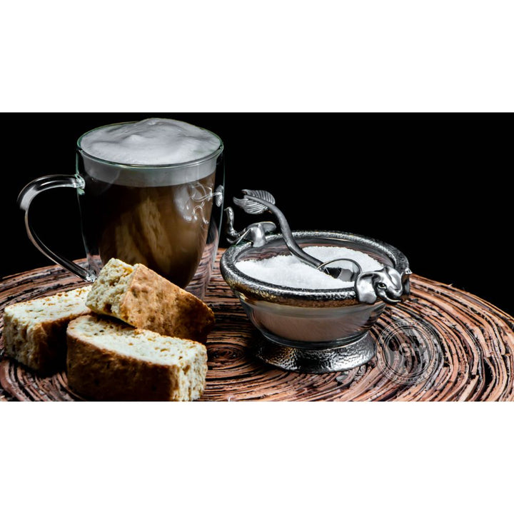Elephant Sugar Bowl &amp; Spoon - Earthangel