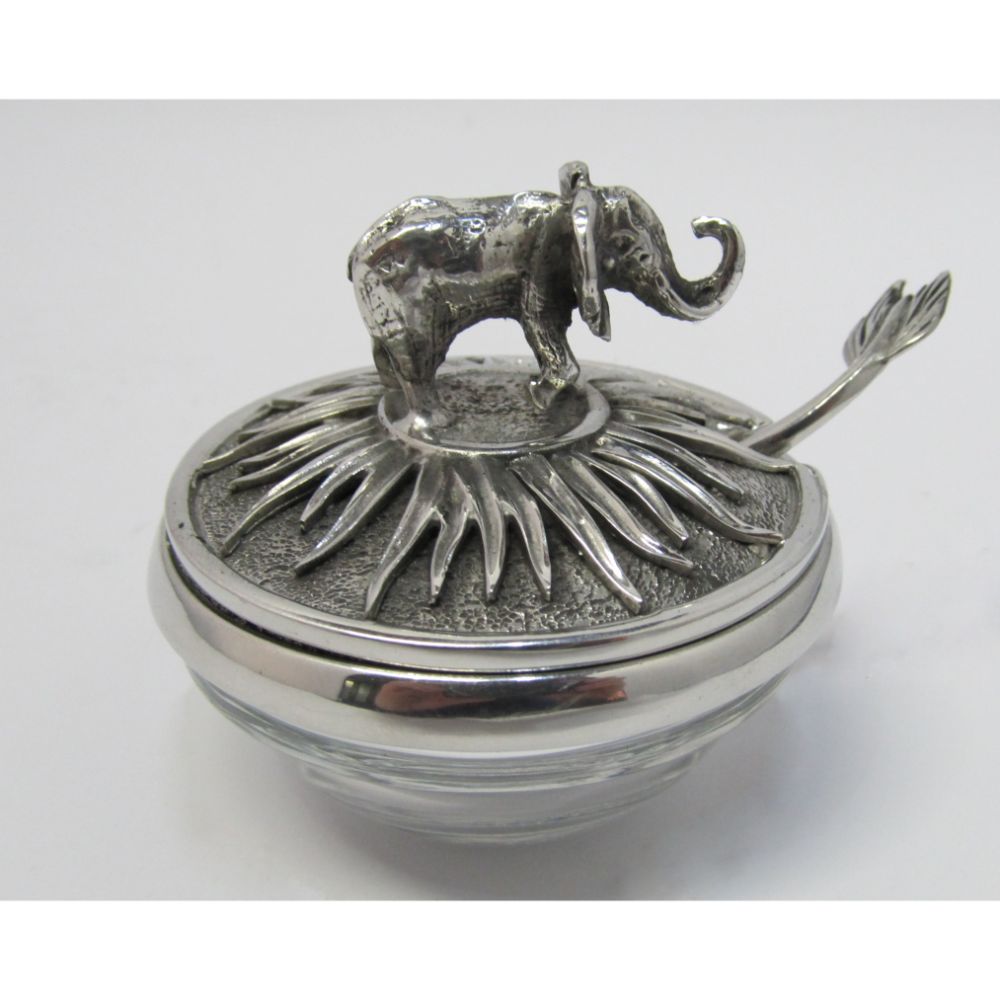 Elephant Lid Bowl &amp; Spoon - Earthangel