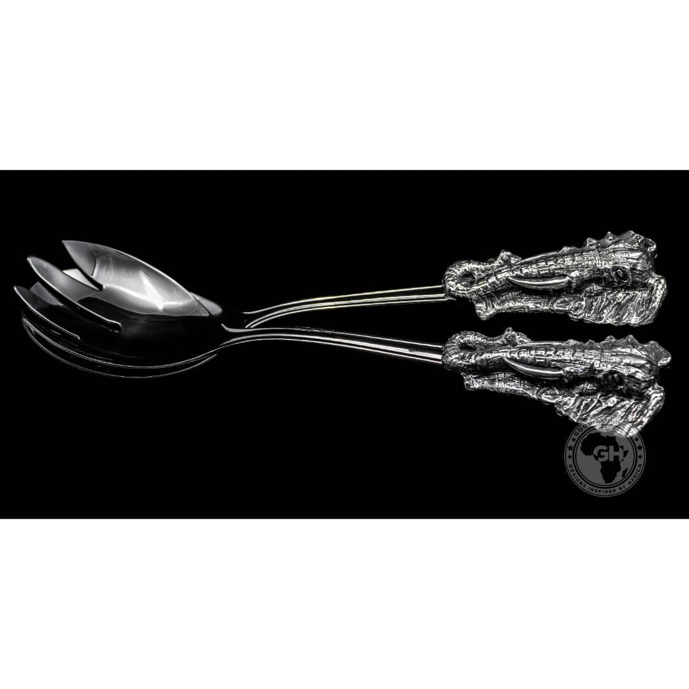 Elephant Head Salad Servers - Earthangel