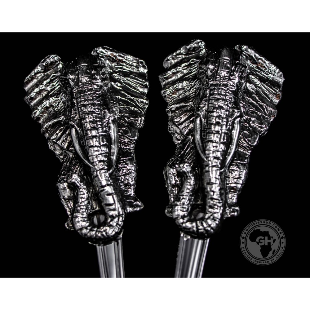 Elephant Head Salad Servers - Earthangel