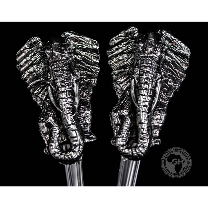 Elephant Head Salad Servers - Earthangel