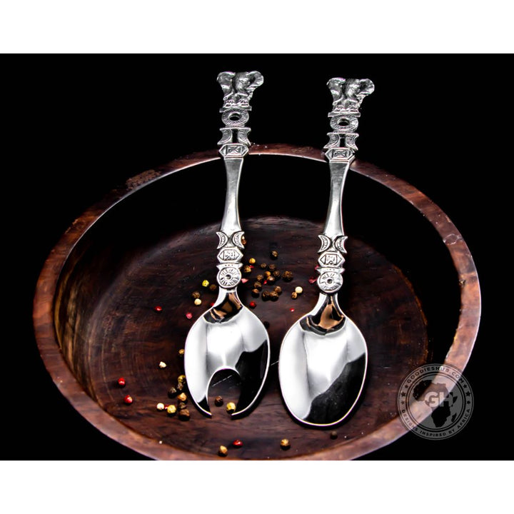 Elephant Totem Salad Server - Earthangel