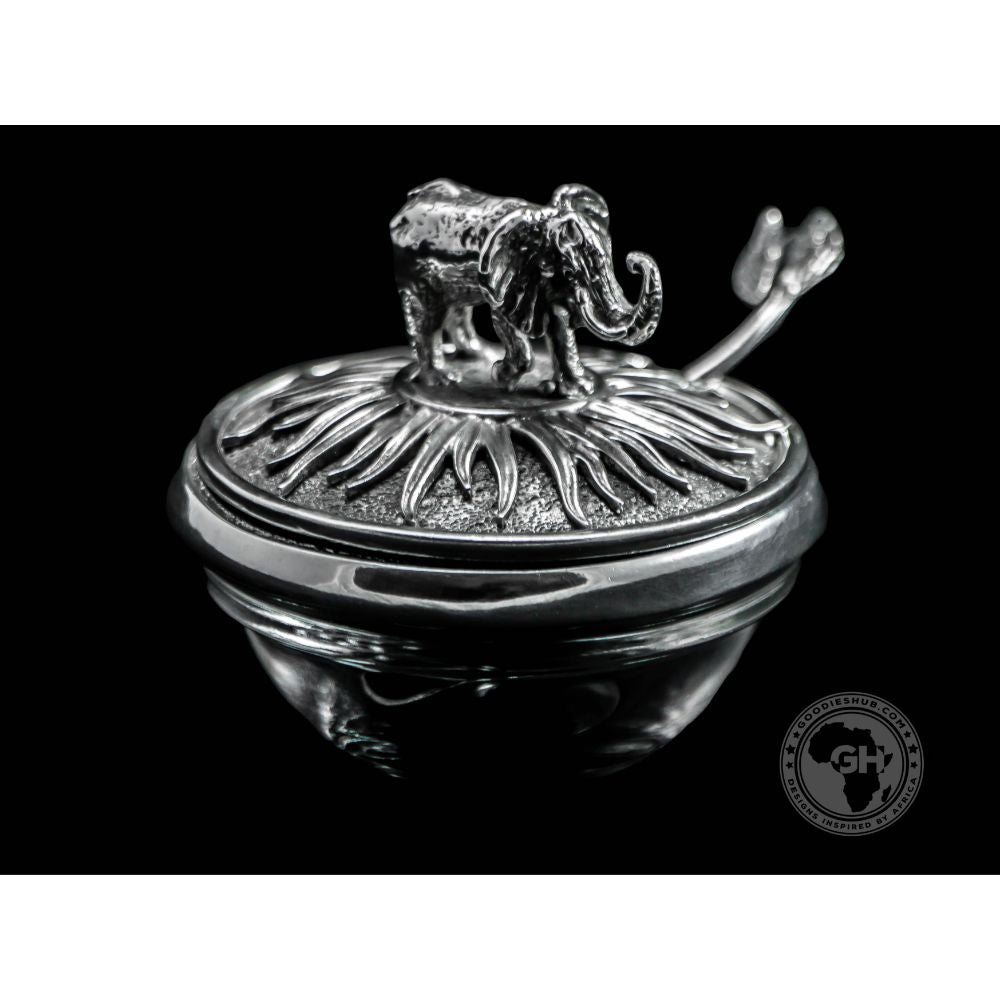 Elephant Lid Bowl &amp; Spoon - Earthangel