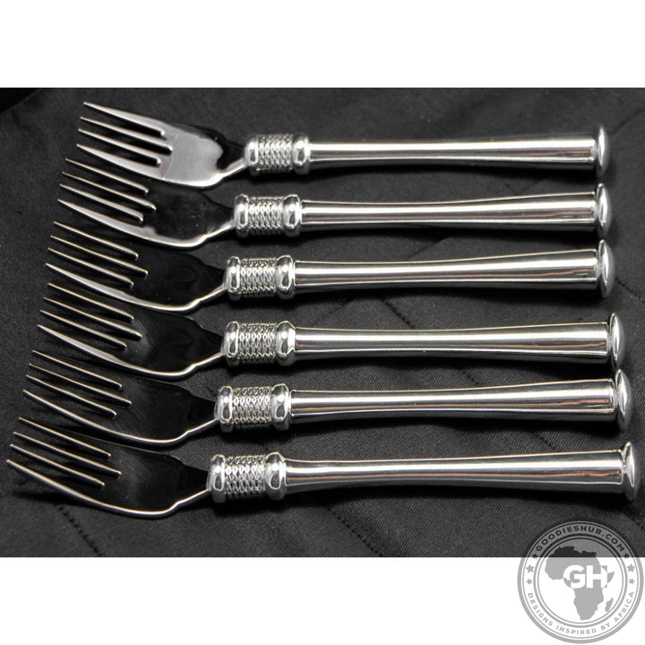 Fish Fork Set of 6 - Noblesse Collection - Diana Carmichael