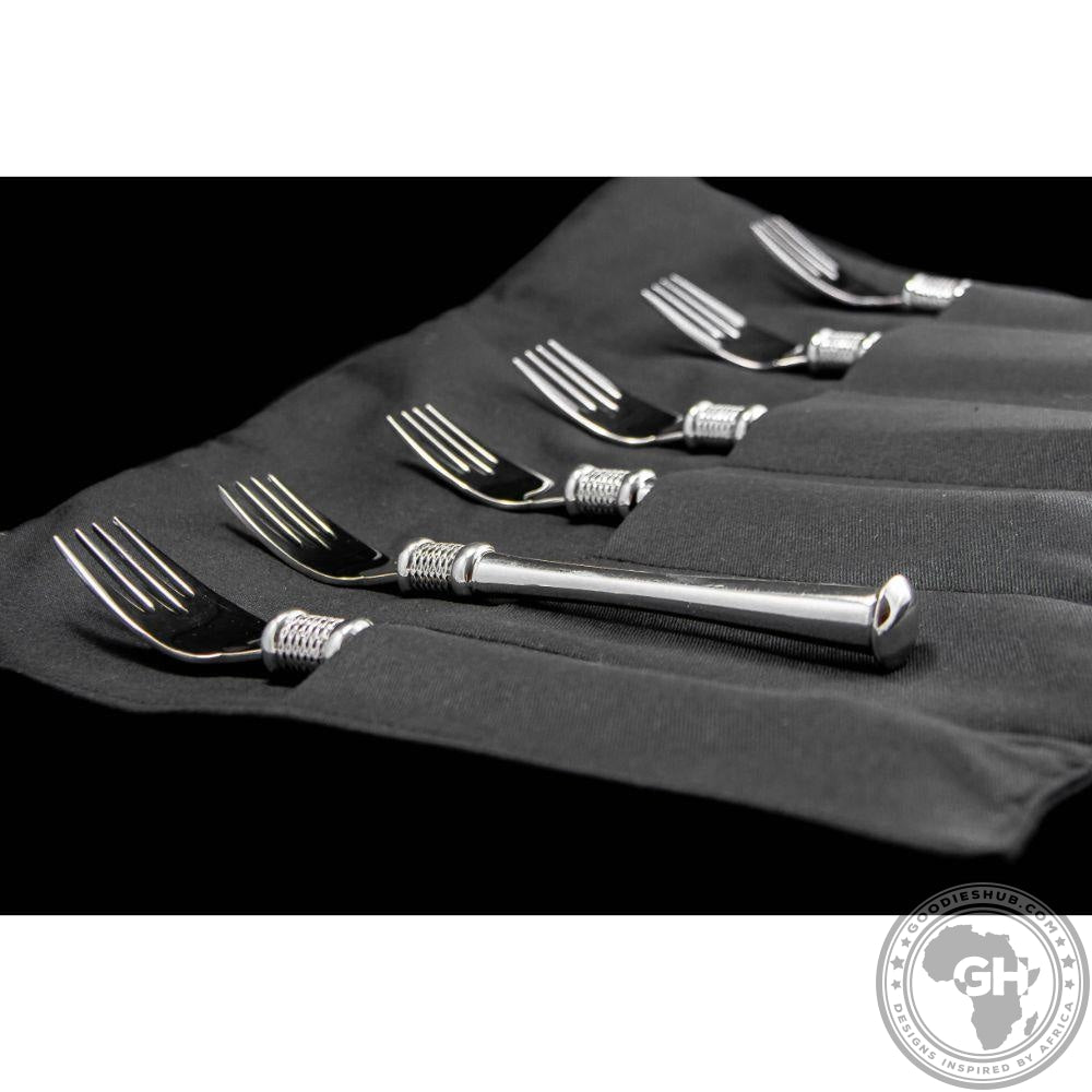 Fish Fork Set of 6 - Noblesse Collection - Diana Carmichael