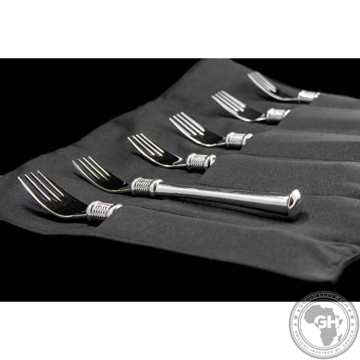 Fish Fork Set of 6 - Noblesse Collection - Diana Carmichael