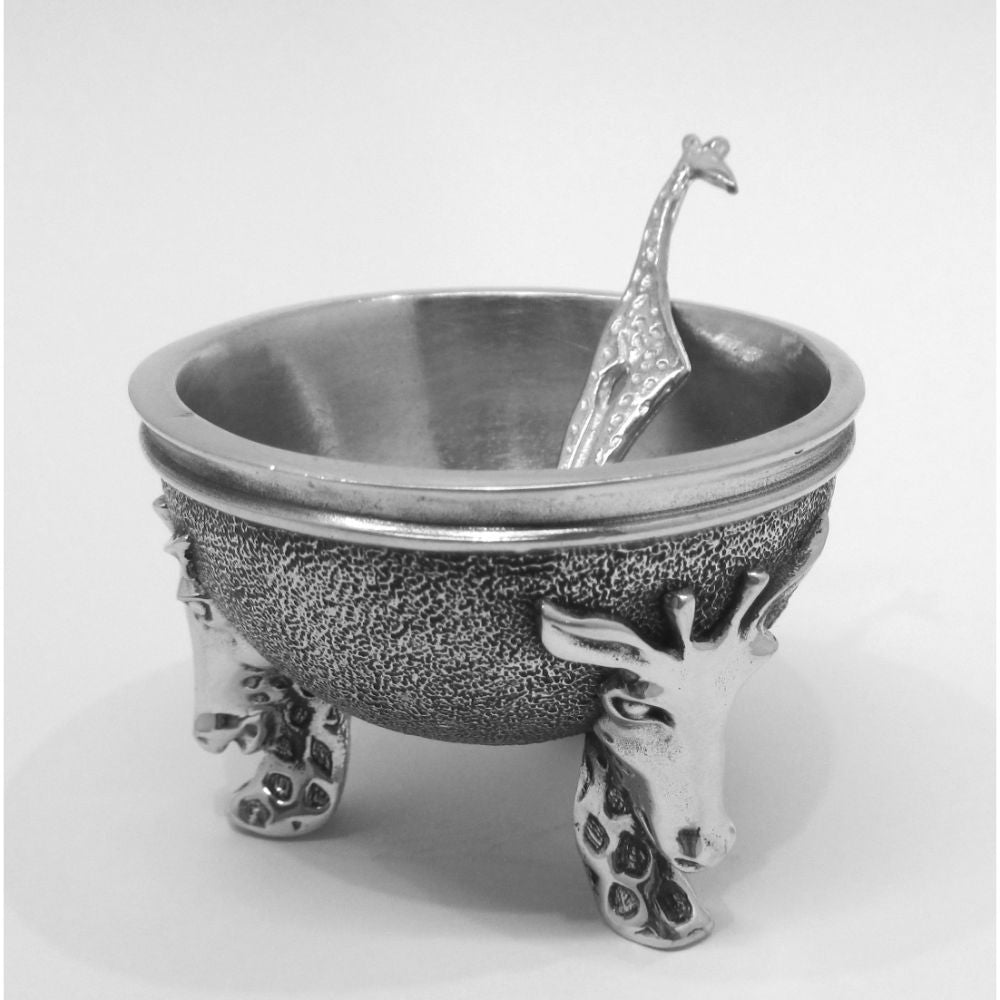 Giraffe 3 Legged Pot &amp; Spoon - Earthangel