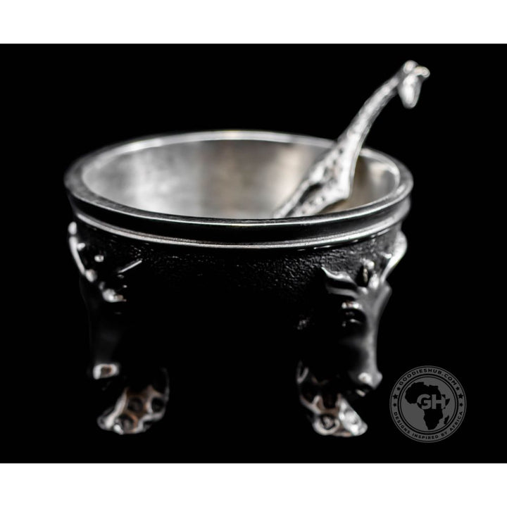 Giraffe 3 Legged Pot &amp; Spoon - Earthangel
