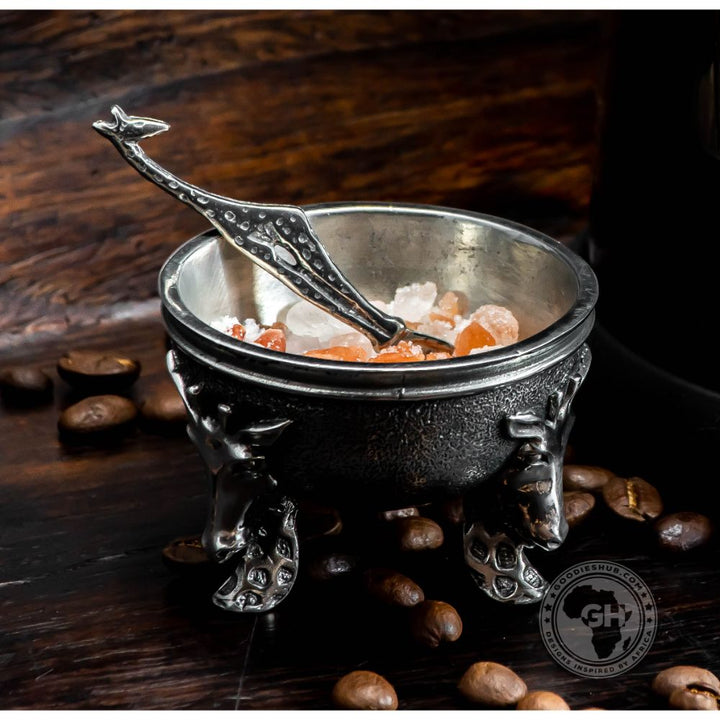 Giraffe 3 Legged Pot &amp; Spoon - Earthangel