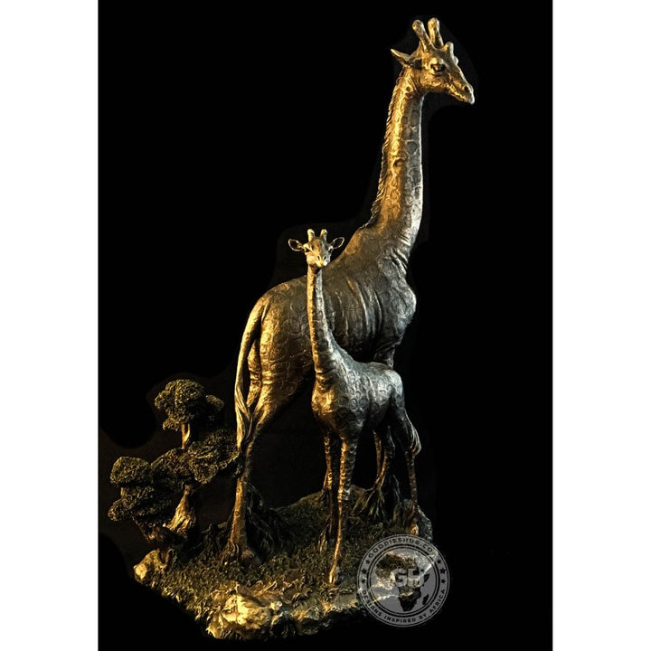 Giraffe Bronzed Sculpture - Twiga