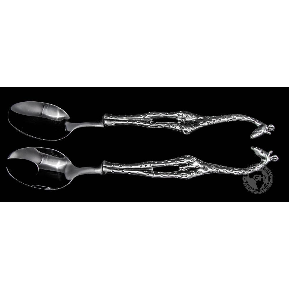 Giraffe Salad Servers Large - Earthangel