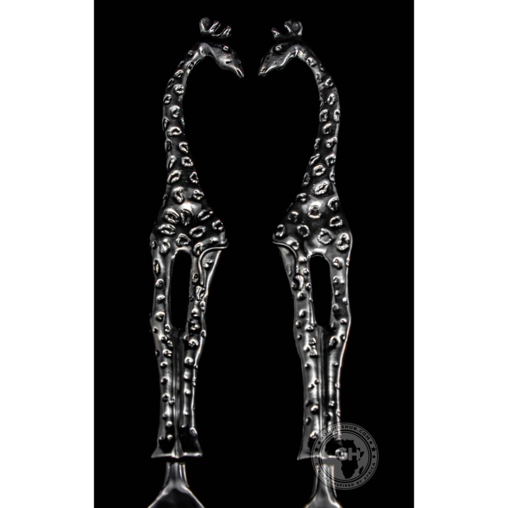 Giraffe Salad Servers Large - Earthangel