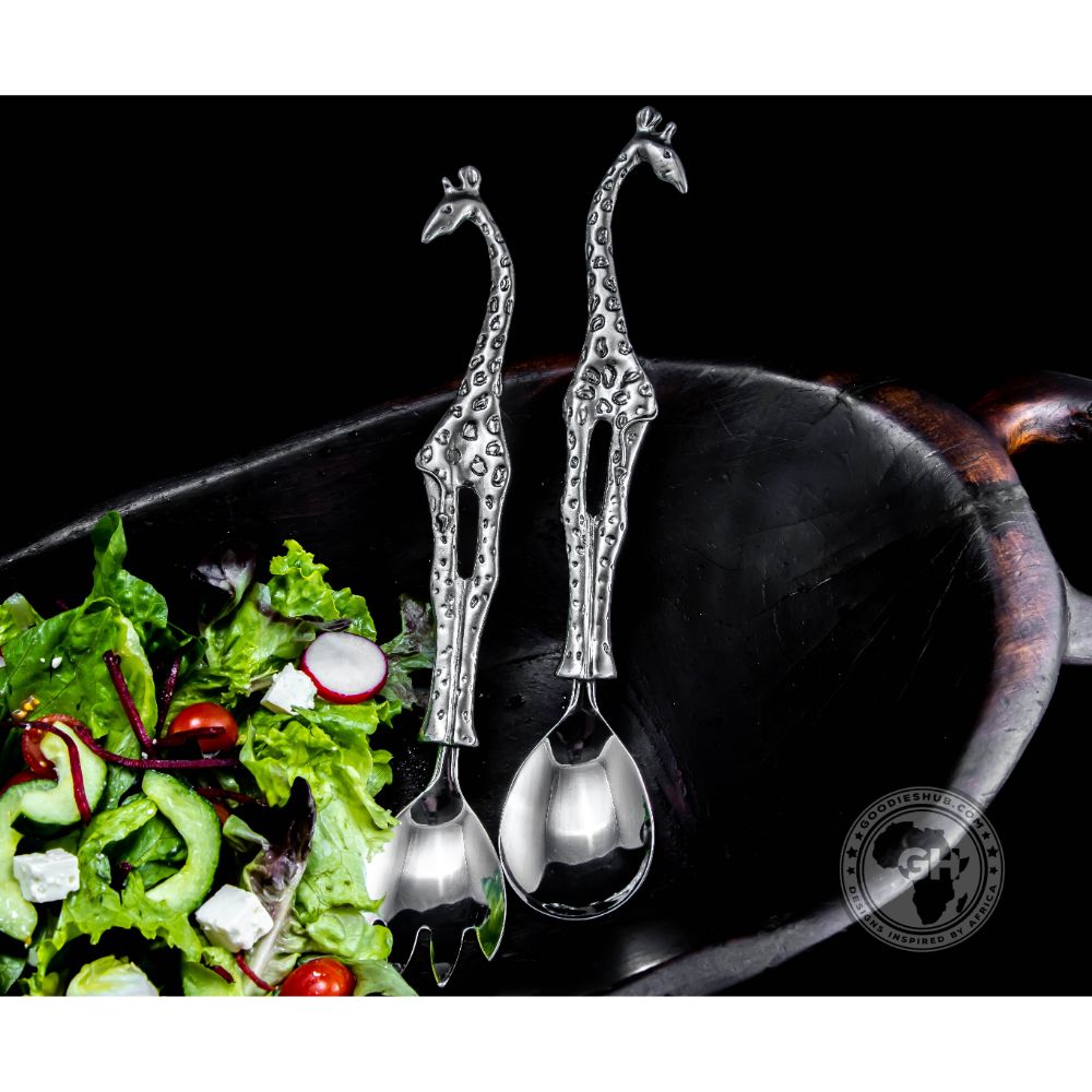 Giraffe Salad Servers - Earthangel