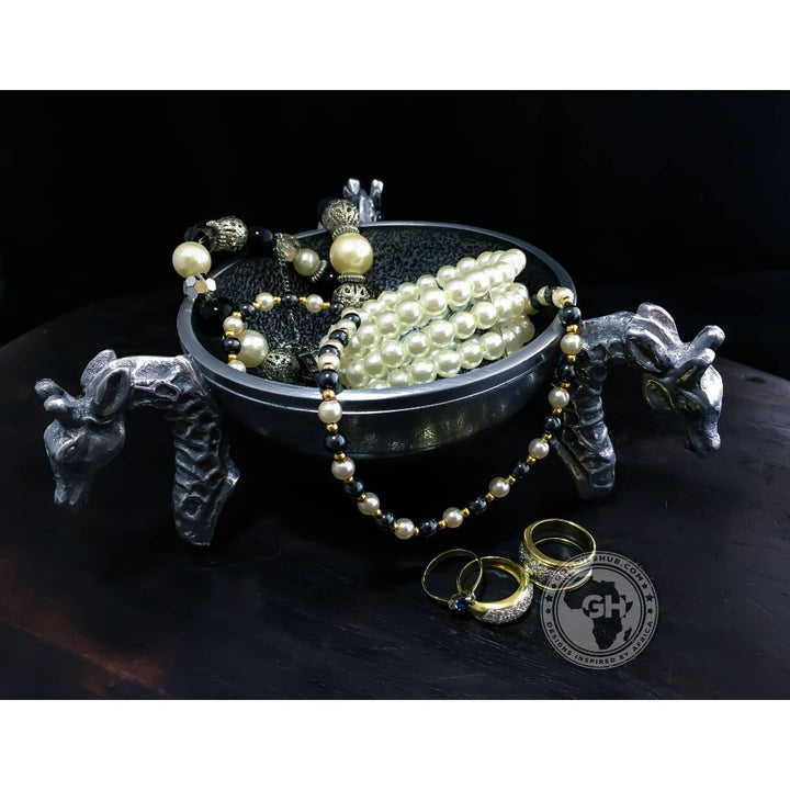 Giraffe Snack Bowl Small - Lamu Aluminium Tableware