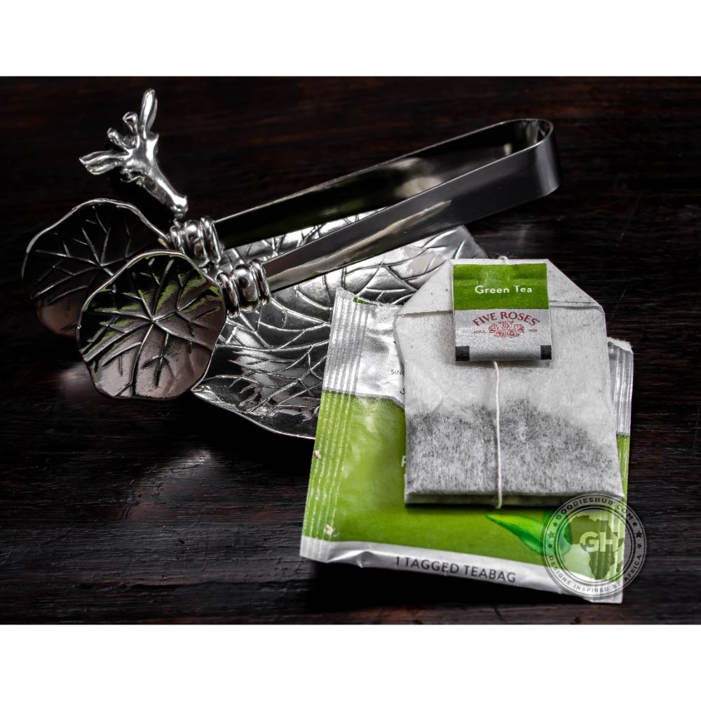Giraffe Teabag Holder &amp; Tongs - Earthangel