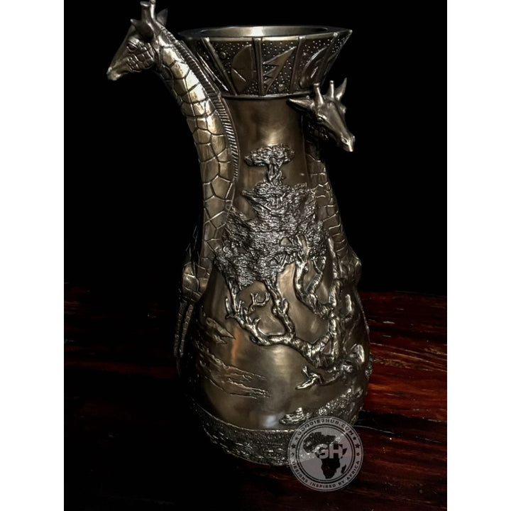 Giraffe Vase - Bronze