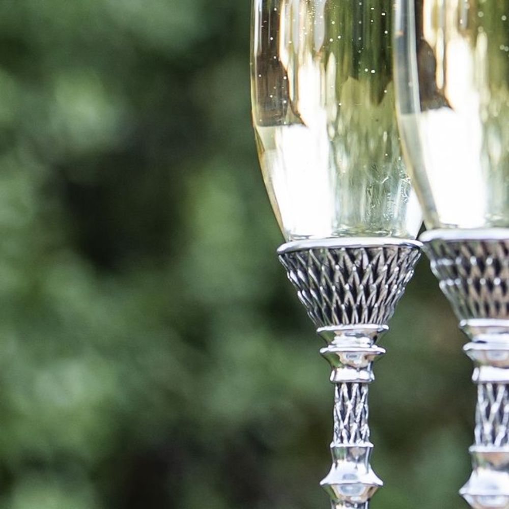 Glass Champagne 190ml (Each) - Crystal d&