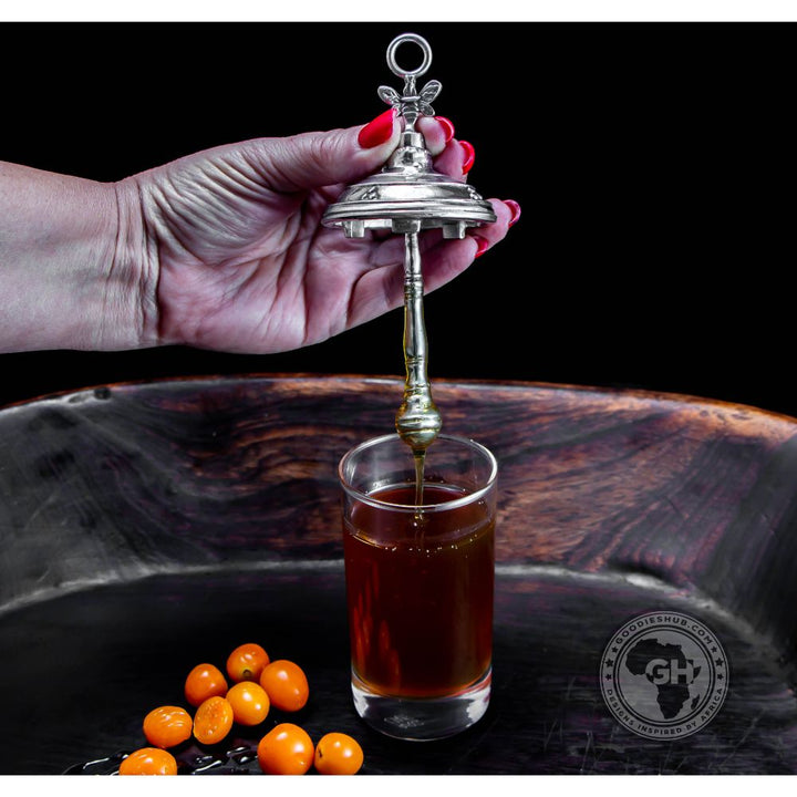 Honey Bottle  &amp; Attached Twirl - Earthangel