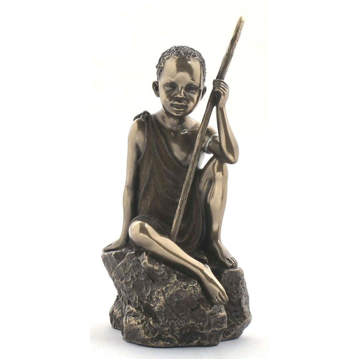 Ayubu African Figurine Bronze Sculpture