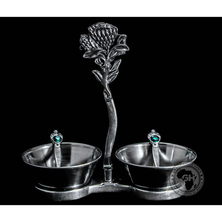 Twin Bowl Set - Protea - Earthangel