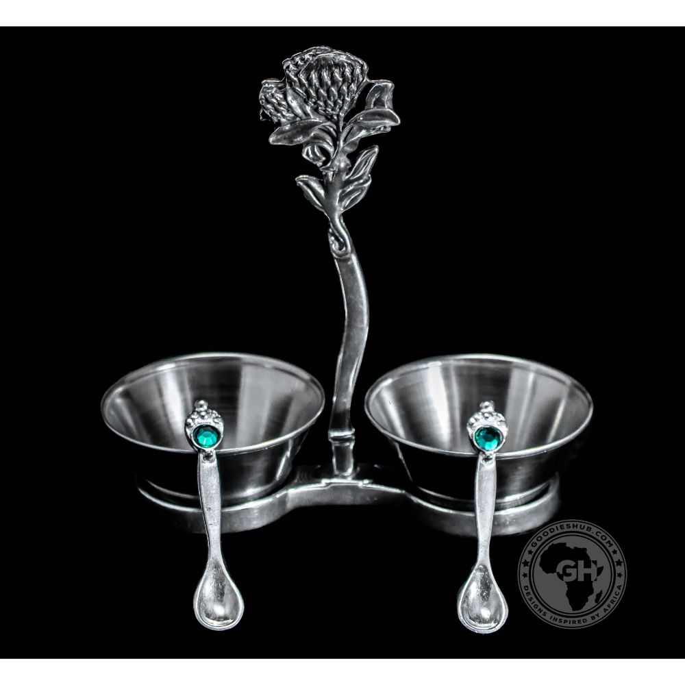 Twin Bowl Set - Protea - Earthangel