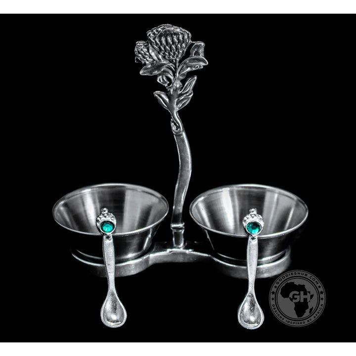 Twin Bowl Set - Protea - Earthangel