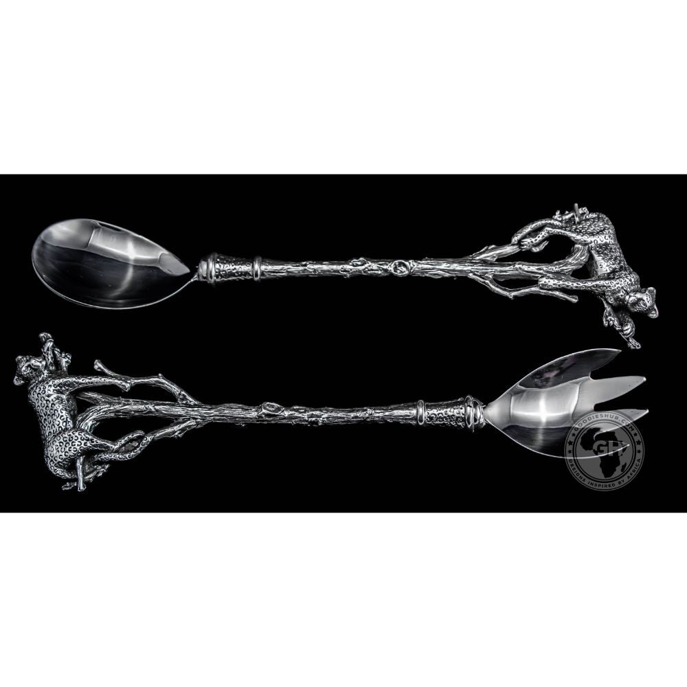 Leopard Salad Server - Earthangel
