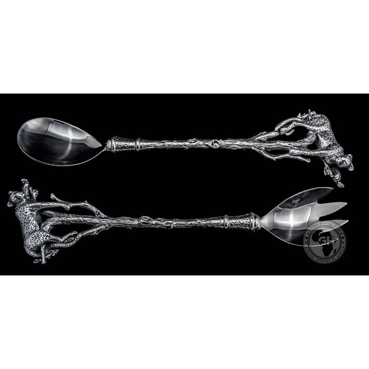 Leopard Salad Server - Earthangel